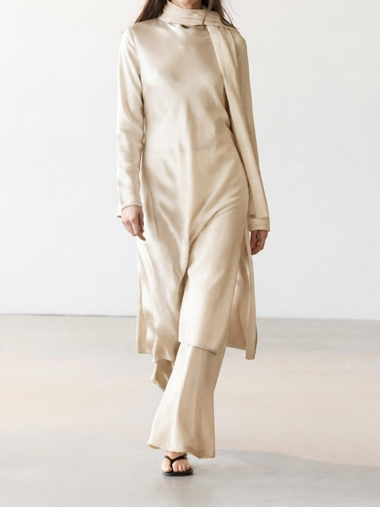Silk Tunic Dress