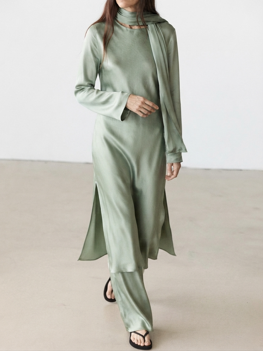Silk Tunic Dress