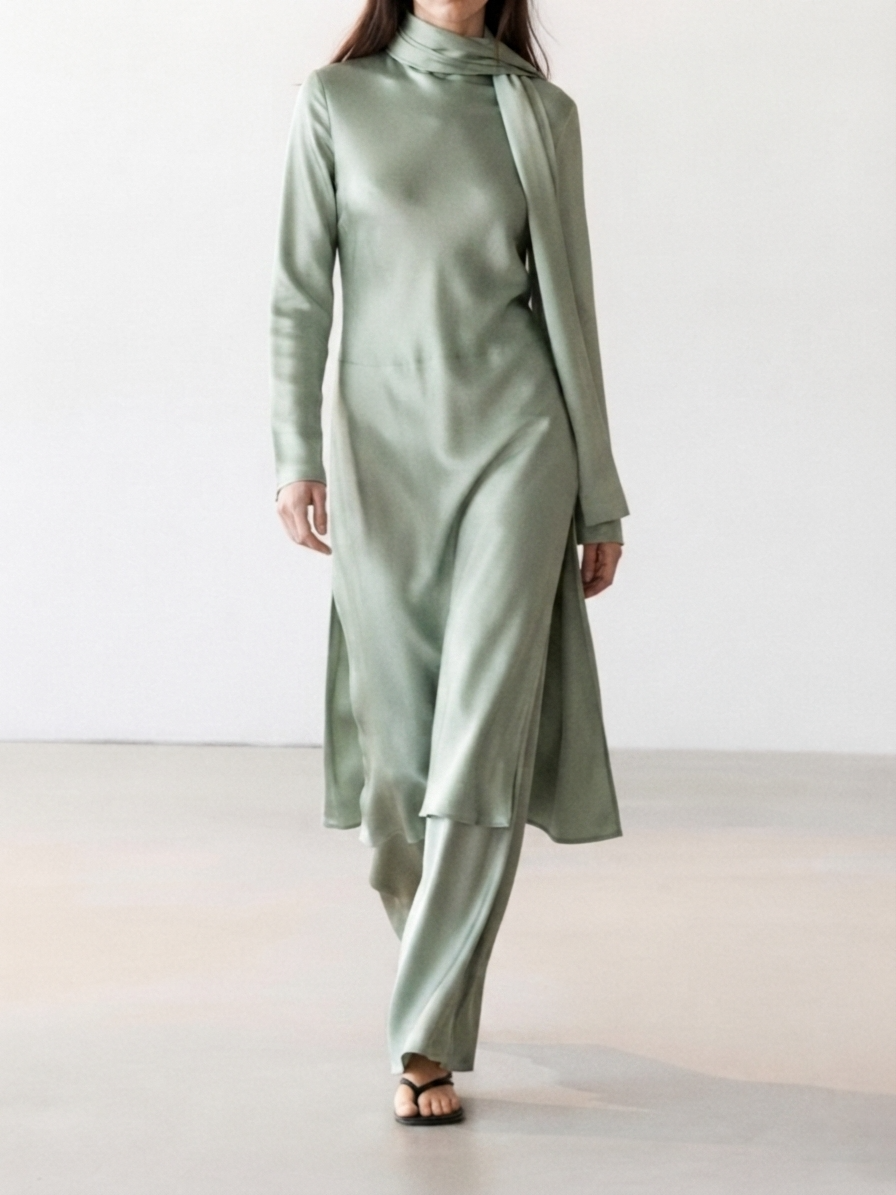 Silk Tunic Dress
